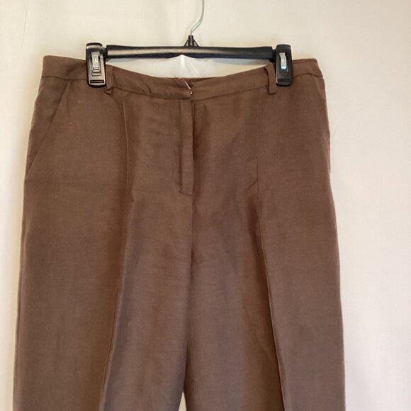 Jones Wear Linen Blend Pants – Size 12 – Tailored, Lined, Front Zip Tailored - Picture 3 of 12
